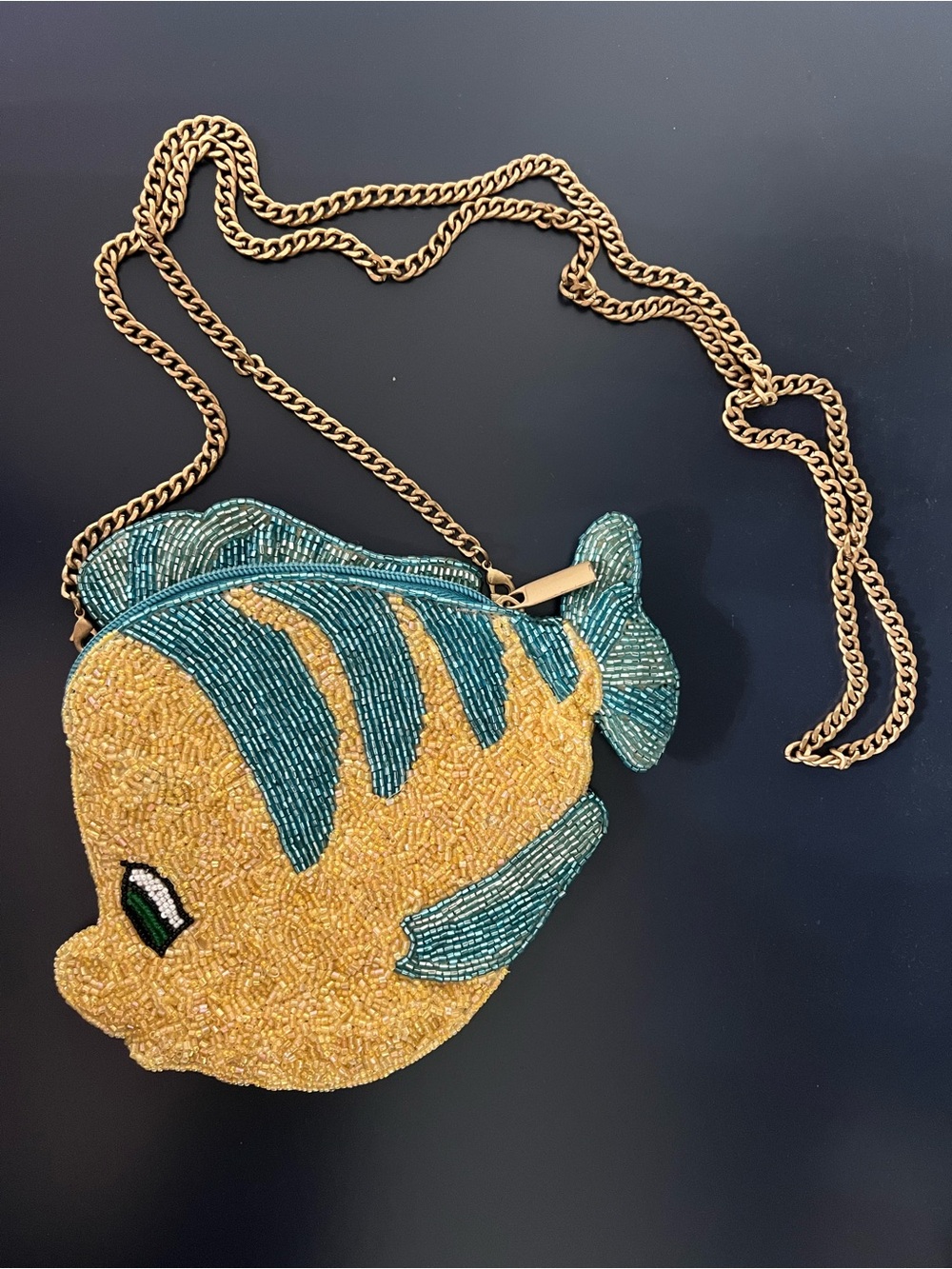 Mary Frances Flounder Beaded Bag